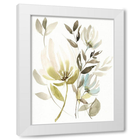 Winter Arrangement II White Modern Wood Framed Art Print by Goldberger, Jennifer