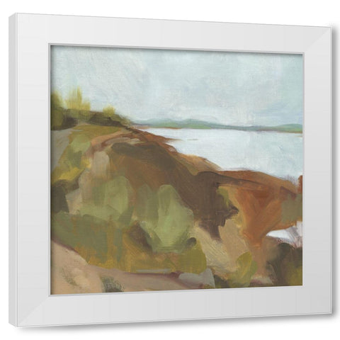 Low Country Landscape I White Modern Wood Framed Art Print by Green, Jacob