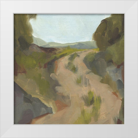 Low Country Landscape III White Modern Wood Framed Art Print by Green, Jacob
