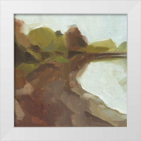Low Country Landscape IV White Modern Wood Framed Art Print by Green, Jacob