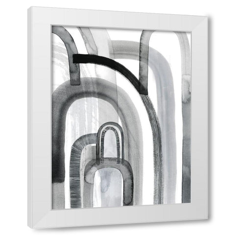 Yester Arches II White Modern Wood Framed Art Print by Popp, Grace