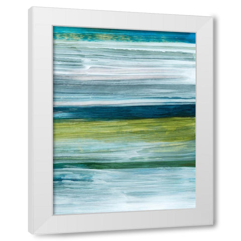 Beryl Swipe II White Modern Wood Framed Art Print by Popp, Grace