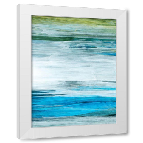 Beryl Swipe IV White Modern Wood Framed Art Print by Popp, Grace