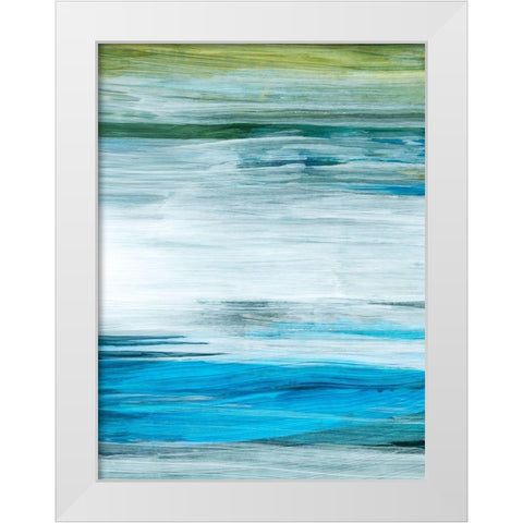 Beryl Swipe IV White Modern Wood Framed Art Print by Popp, Grace