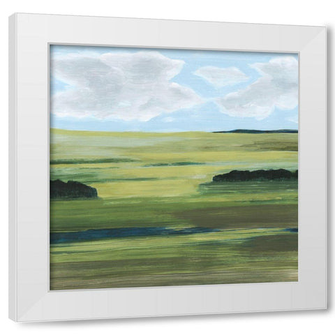 Halcyon Valley I White Modern Wood Framed Art Print by Popp, Grace