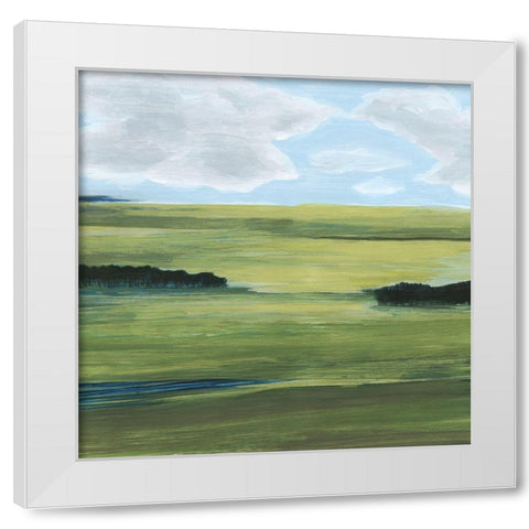 Halcyon Valley II White Modern Wood Framed Art Print by Popp, Grace