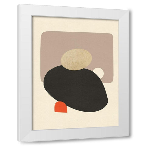 Megalith I White Modern Wood Framed Art Print by Green, Jacob