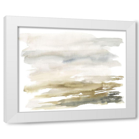 Golden Moor I White Modern Wood Framed Art Print by Goldberger, Jennifer