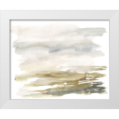 Golden Moor I White Modern Wood Framed Art Print by Goldberger, Jennifer