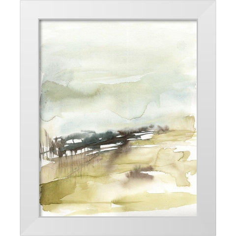 Moody Moor II White Modern Wood Framed Art Print by Goldberger, Jennifer