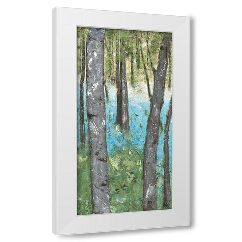 Deep Silence III White Modern Wood Framed Art Print by Reynolds, Jade