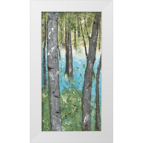 Deep Silence III White Modern Wood Framed Art Print by Reynolds, Jade