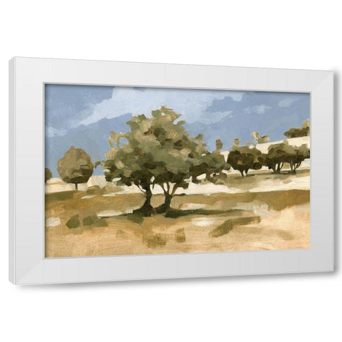End of Summer I White Modern Wood Framed Art Print by Caroline, Emma