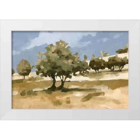 End of Summer I White Modern Wood Framed Art Print by Caroline, Emma