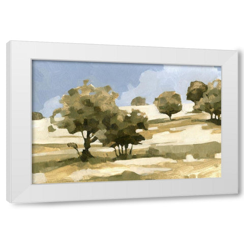 End of Summer II White Modern Wood Framed Art Print by Caroline, Emma
