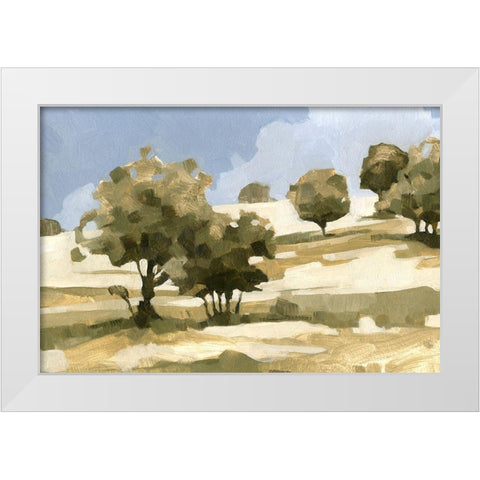End of Summer II White Modern Wood Framed Art Print by Caroline, Emma