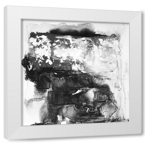 Travertine II White Modern Wood Framed Art Print by Finch, Scherrer
