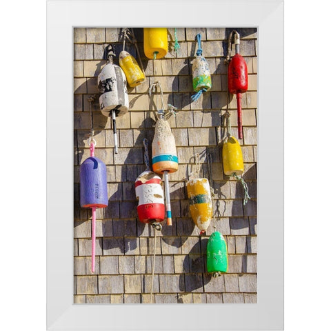 Coastal Trappings II White Modern Wood Framed Art Print by DeNardo, Laura