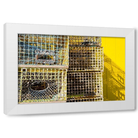 Coastal Trappings IV White Modern Wood Framed Art Print by DeNardo, Laura