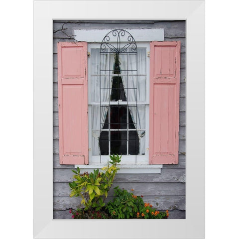Pastel Windows I White Modern Wood Framed Art Print by DeNardo, Laura