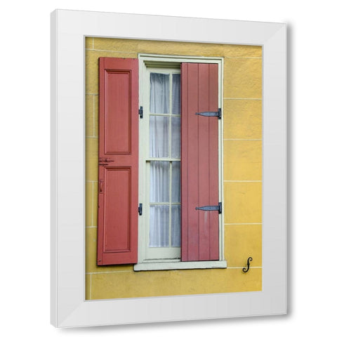 Pastel Windows II White Modern Wood Framed Art Print by DeNardo, Laura