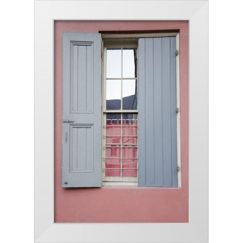 Pastel Windows III White Modern Wood Framed Art Print by DeNardo, Laura