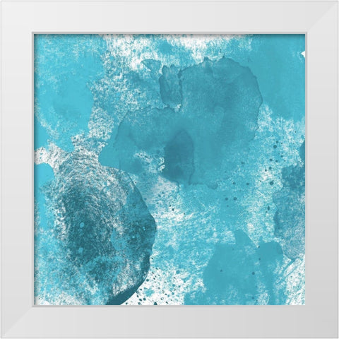Cool Contemplation II White Modern Wood Framed Art Print by Saunders, Alonzo