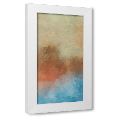 Cooling Warmth I White Modern Wood Framed Art Print by Saunders, Alonzo