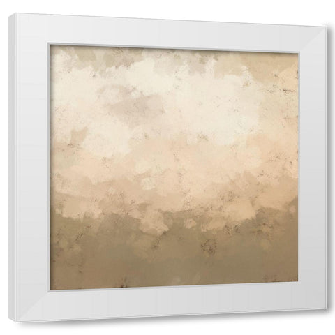 Freeform IV White Modern Wood Framed Art Print by Saunders, Alonzo