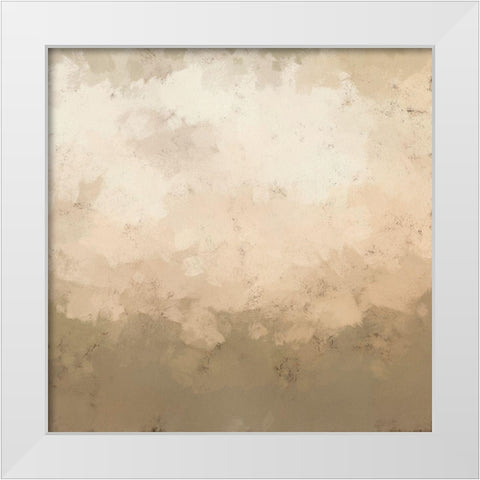 Freeform IV White Modern Wood Framed Art Print by Saunders, Alonzo