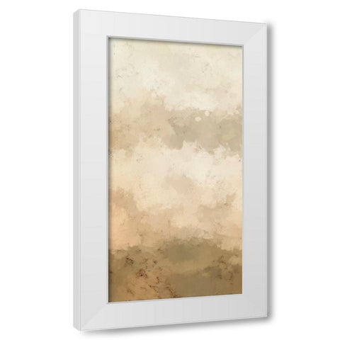 Freeform VI White Modern Wood Framed Art Print by Saunders, Alonzo
