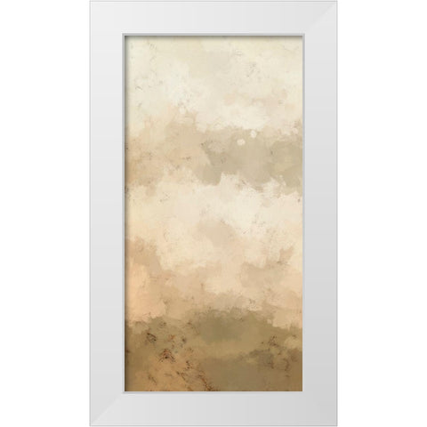Freeform VI White Modern Wood Framed Art Print by Saunders, Alonzo