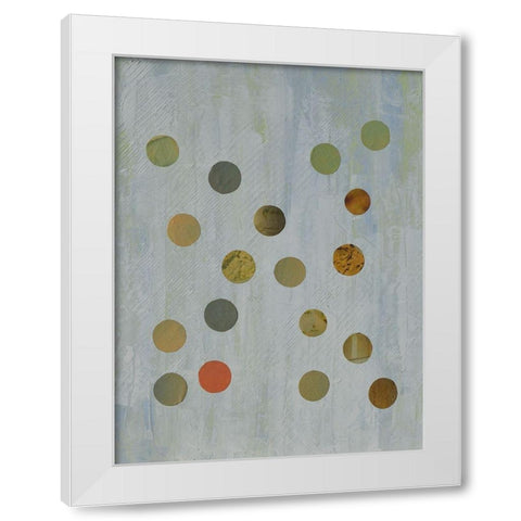 Circles Too II White Modern Wood Framed Art Print by Avondet, Natalie