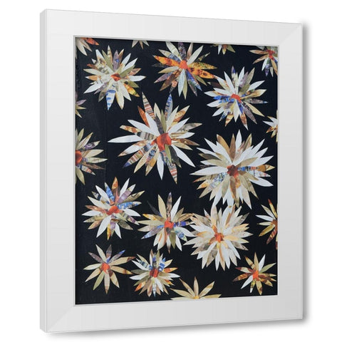Starburst Too II White Modern Wood Framed Art Print by Avondet, Natalie