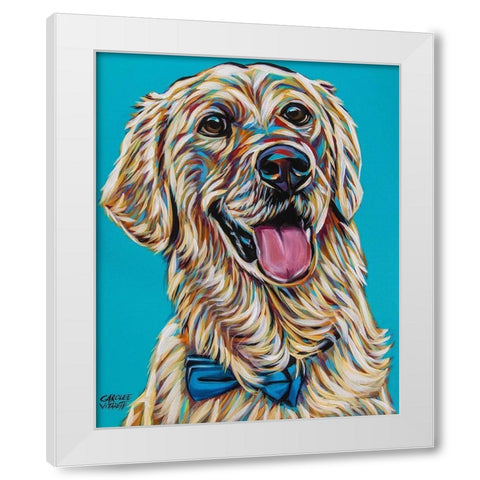 Labs II White Modern Wood Framed Art Print by Vitaletti, Carolee