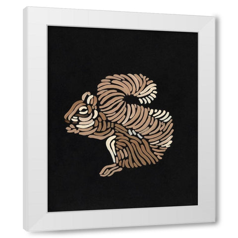 Forest Dweller II White Modern Wood Framed Art Print by Moore, Regina