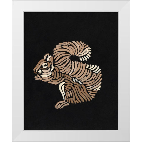 Forest Dweller II White Modern Wood Framed Art Print by Moore, Regina