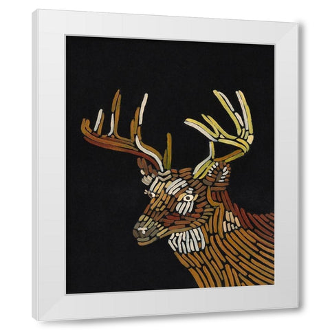 Forest Dweller III White Modern Wood Framed Art Print by Moore, Regina