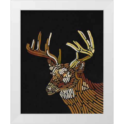 Forest Dweller III White Modern Wood Framed Art Print by Moore, Regina