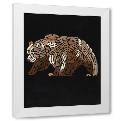 Forest Dweller IV White Modern Wood Framed Art Print by Moore, Regina
