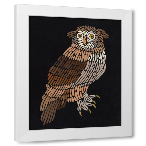 Forest Dweller V White Modern Wood Framed Art Print by Moore, Regina