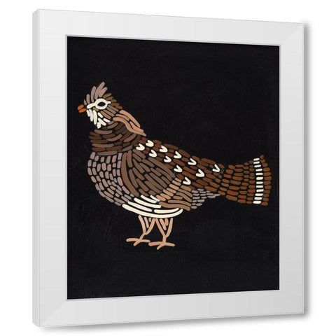 Forest Dweller VI White Modern Wood Framed Art Print by Moore, Regina