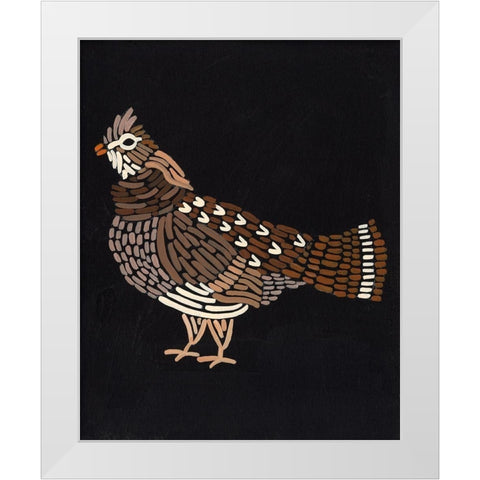 Forest Dweller VI White Modern Wood Framed Art Print by Moore, Regina