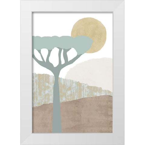 Ennerdale II White Modern Wood Framed Art Print by Kouta, Flora