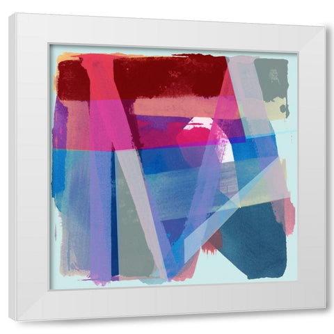 Drifter II White Modern Wood Framed Art Print by Cartissi
