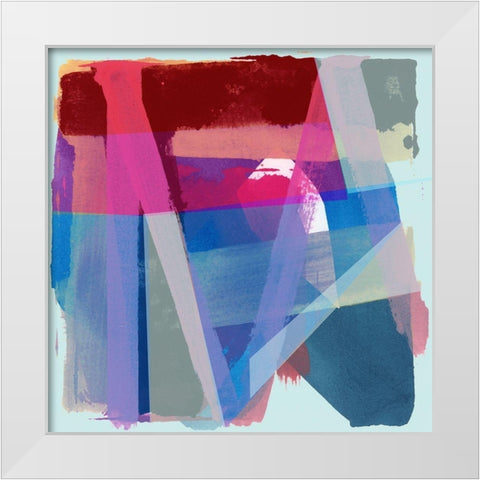 Drifter II White Modern Wood Framed Art Print by Cartissi