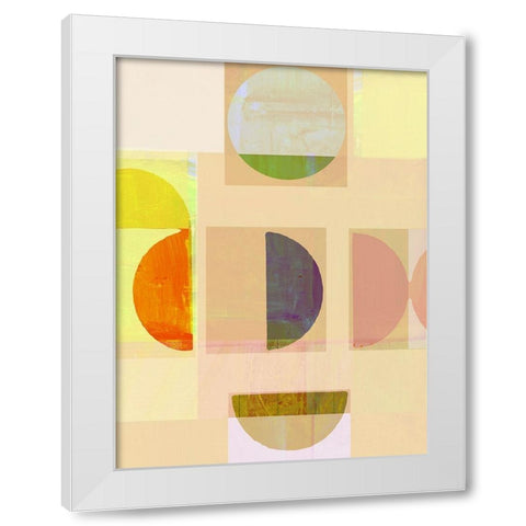 Demi I White Modern Wood Framed Art Print by Cartissi