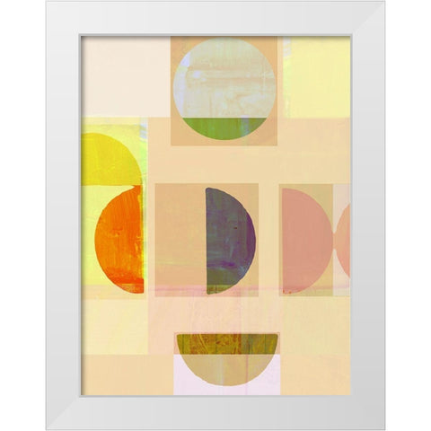 Demi I White Modern Wood Framed Art Print by Cartissi
