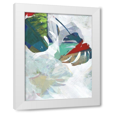 Monstera VII White Modern Wood Framed Art Print by Cartissi