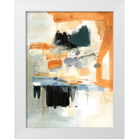 Seria II White Modern Wood Framed Art Print by Barnes, Victoria